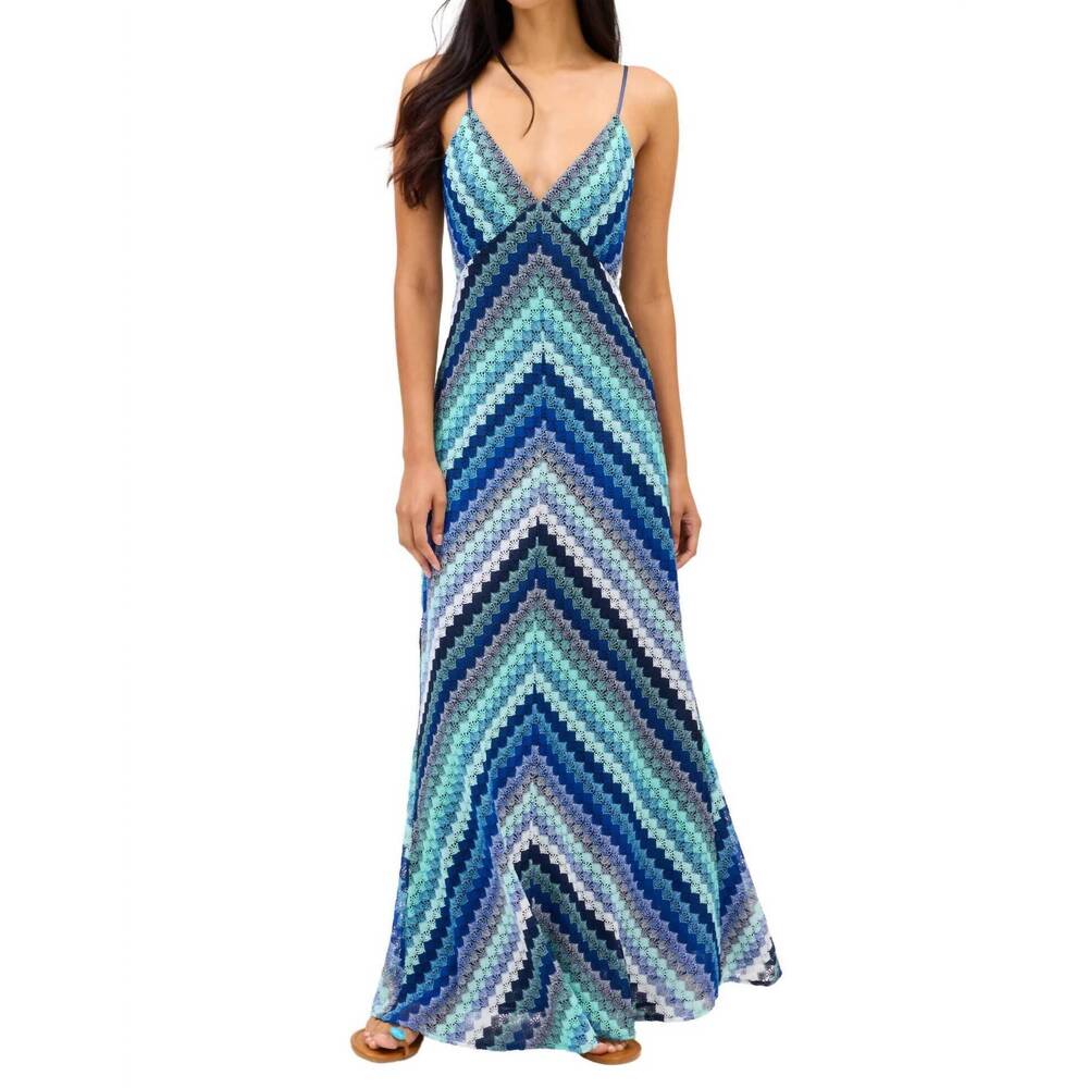 NEW ALLISON nellie maxi dress in mint multi